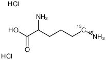 L-Lysine-[6-13C,epsilon-15N] Dihydrochloride
